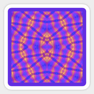 Psychedelic Geometric Pattern Sticker